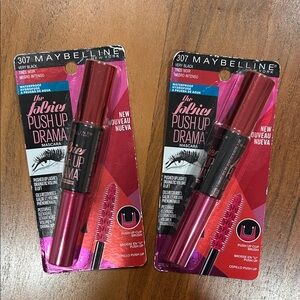 NEW Maybelline 2 Very black waterproof mascara - 304